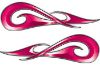 
	New School Tribal Car Truck ATV or Motorcycle Flame Stickers / Decal Kit in Pink

