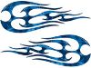 
	New School Tribal Flame Sticker / Decal Kit in Blue Camouflage
