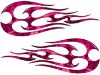 
	New School Tribal Flame Sticker / Decal Kit in Pink Camouflage
