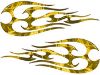 
	New School Tribal Flame Sticker / Decal Kit in Yellow Camouflage
