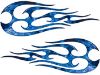 
	New School Tribal Flame Sticker / Decal Kit in Blue Inferno
