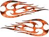 
	New School Tribal Flame Sticker / Decal Kit in Orange Inferno
