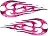 
	New School Tribal Flame Sticker / Decal Kit in Pink Inferno
