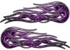 
	Old School Street Rod Classic Car Style Twin Flame Graphics in Purple Inferno

