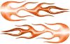 
	Street Rod Classic Car Style Flame Graphics in Orange
