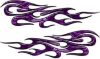 
	Traditional Style Flame Graphics with Silver Outline in Purple Camo
