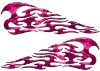 
	Tribal Style Flame Graphics in Pink Camouflage
