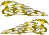 
	Tribal Style Flame Decals in Yellow Camouflage
