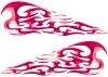 
	Tribal Style Flame Decals in Pink
