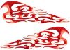 
	Tribal Style Flame Decals in Red
