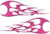 
	Twisted Tribal Flames Motorcycle Tank Decal Kit in Pink
