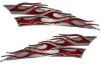 
	Motorcycle Tank Flame Decal Kit in Red Camouflage
