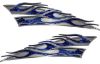 
	Motorcycle Tank Flame Decal Kit in Blue Inferno Flames
