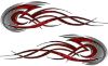 
	Tribal Flames Motorcycle Tank Decal Kit in Red Camouflage
