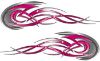 
	Tribal Flames Motorcycle Tank Decal Kit in Pink
