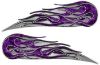 
	Twin Flame Motorcycle Tank Decal in Purple Inferno Flames
