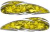 Custom Motorcycle Tank Decals in Camouflage Yellow