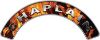 
	Chaplain Fire Fighter, EMS, Rescue Helmet Arc / Rockers Decal Reflective In Inferno Real Flames
