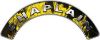 
	Chaplain Fire Fighter, EMS, Rescue Helmet Arc / Rockers Decal Reflective In Inferno Yellow Real Flames
