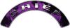 
	Chief Fire Fighter, EMS, Rescue Helmet Arc / Rockers Decal Reflective In Inferno Purple Real Flames
