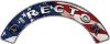 
	Director Fire Fighter, EMS, Rescue Helmet Arc / Rockers Decal Reflective With American Flag
