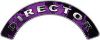 
	Director Fire Fighter, EMS, Rescue Helmet Arc / Rockers Decal Reflective In Inferno Purple Real Flames
