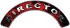
	Director Fire Fighter, EMS, Rescue Helmet Arc / Rockers Decal Reflective In Inferno Red Real Flames

