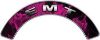
	EMT Fire Fighter, EMS, Rescue Helmet Arc / Rockers Decal Reflective In Inferno Pink Real Flames
