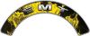 
	EMT Fire Fighter, EMS, Rescue Helmet Arc / Rockers Decal Reflective In Inferno Yellow Real Flames
