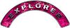 
	Explorer Fire Fighter, EMS, Rescue Helmet Arc / Rockers Decal Reflective in Pink Camo
