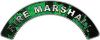 
	Fire Marshall Fire Fighter, EMS, Rescue Helmet Arc / Rockers Decal Reflective In Inferno Green Real Flames
