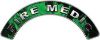
	Fire Medic Fire Fighter, EMS, Rescue Helmet Arc / Rockers Decal Reflective In Inferno Green Real Flames
