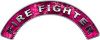 
	Firefighter Fire Fighter, EMS, Rescue Helmet Arc / Rockers Decal Reflective in Pink Camo
