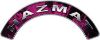 
	Hazmat Fire Fighter, EMS, Rescue Helmet Arc / Rockers Decal Reflective In Inferno Pink Real Flames
