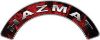 
	Hazmat Fire Fighter, EMS, Rescue Helmet Arc / Rockers Decal Reflective In Inferno Red Real Flames

