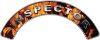 
	Inspector Fire Fighter, EMS, Rescue Helmet Arc / Rockers Decal Reflective In Inferno Real Flames
