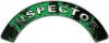 
	Inspector Fire Fighter, EMS, Rescue Helmet Arc / Rockers Decal Reflective In Inferno Green Real Flames

