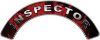 
	Inspector Fire Fighter, EMS, Rescue Helmet Arc / Rockers Decal Reflective In Inferno Red Real Flames
