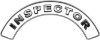 
	Inspector Fire Fighter, EMS, Rescue Helmet Arc / Rockers Decal Reflective in White
