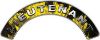 
	Lieutenant Fire Fighter, EMS, Rescue Helmet Arc / Rockers Decal Reflective In Inferno Yellow Real Flames
