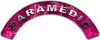 
	Paramedic Fire Fighter, EMS, Rescue Helmet Arc / Rockers Decal Reflective in Pink Camo
