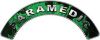 
	Paramedic Fire Fighter, EMS, Rescue Helmet Arc / Rockers Decal Reflective In Inferno Green Real Flames
