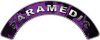 
	Paramedic Fire Fighter, EMS, Rescue Helmet Arc / Rockers Decal Reflective In Inferno Purple Real Flames
