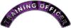 
	Training Officer Fire Fighter, EMS, Rescue Helmet Arc / Rockers Decal Reflective In Inferno Purple Real Flames
