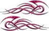 Tribal Flame Decals for Motorcycle Tanks, Cars and Trucks in Pink Camouflage