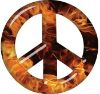 
	Peace Symbol Decal in Inferno Flames
