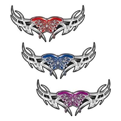 Tribal Wings with Butterfly Decals