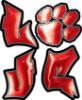 
	Love Decal with Pet Paw for Heart in Red
