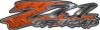 GMC or Chevy Z71 Off Road Decals in Orange Diamond Plate