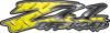 GMC or Chevy Z71 Off Road Decals in Yellow Diamond Plate